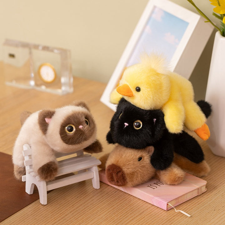 Magnetic plush toys, refrigerator magnets