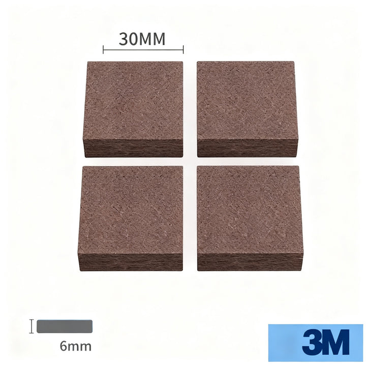 Felt chair glides, self-adhesive, furniture protection