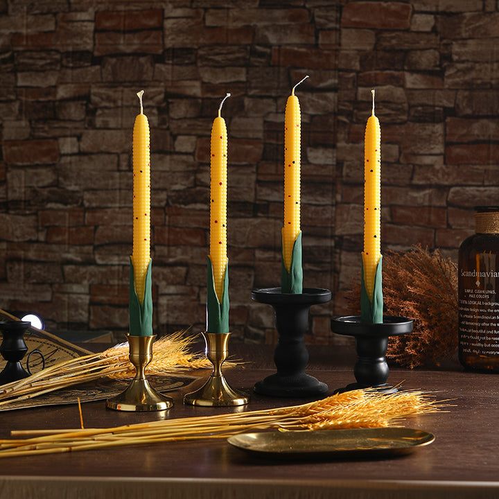 Scented candle corn cob shape, stick, 2×25 cm