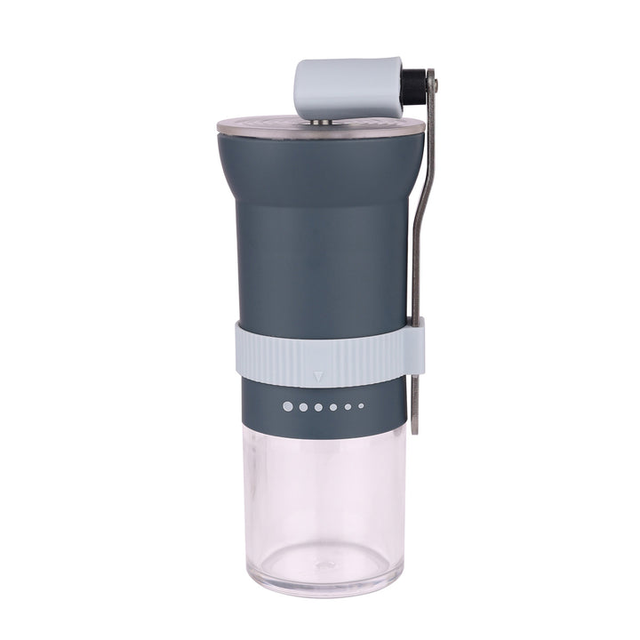 Hand crank coffee grinder made of acrylic
