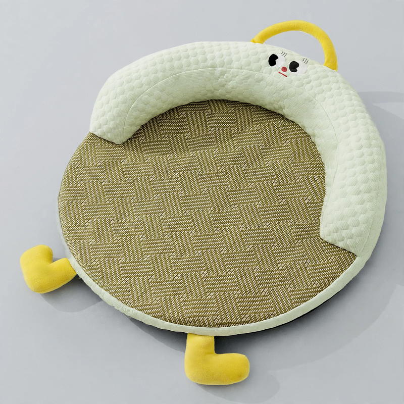 Cool bed for cats and dogs, round