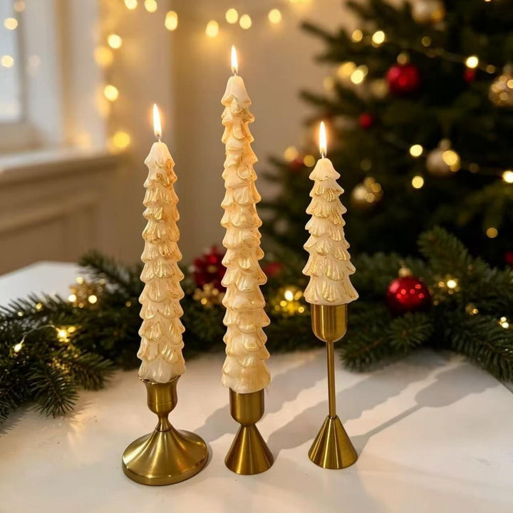 Christmas tree scented candle, soy blend, hand made