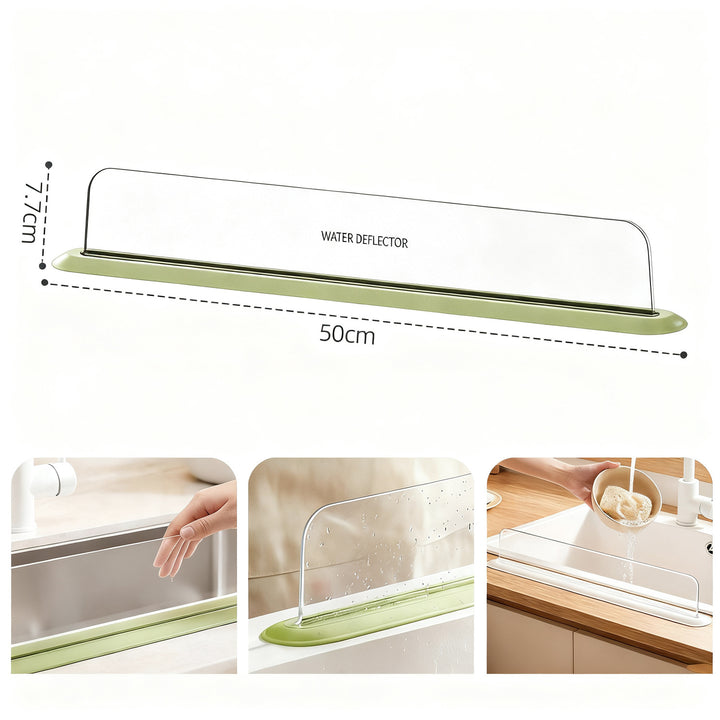 Silicone splash guard for sink