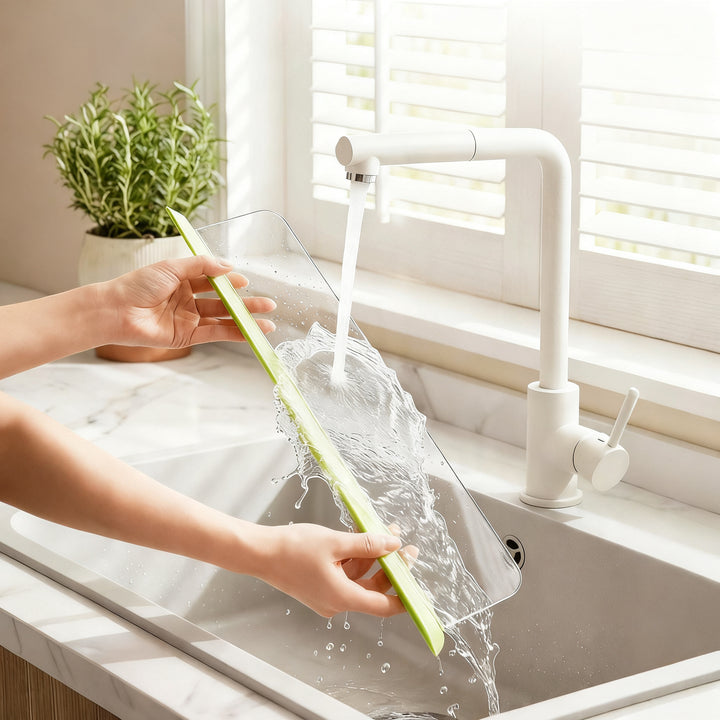 Silicone splash guard for sink