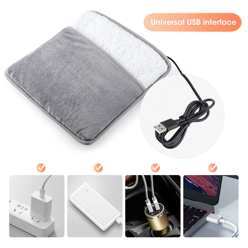 Foot warming mat with pull switch