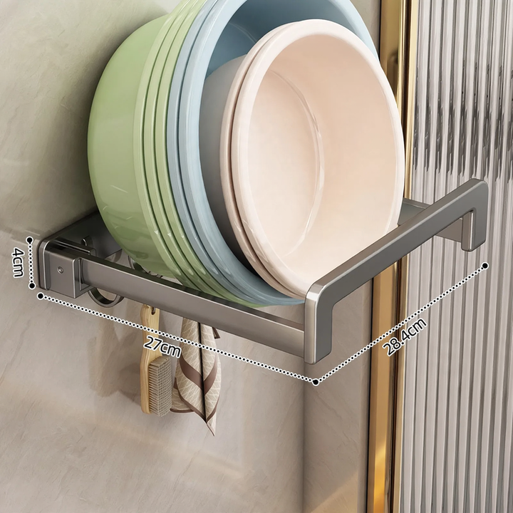 Wall mount for sink and bathing utensils