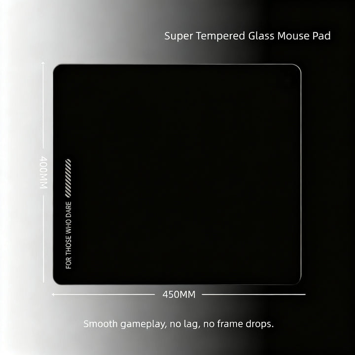 Tempered glass cushion for gaming mouse