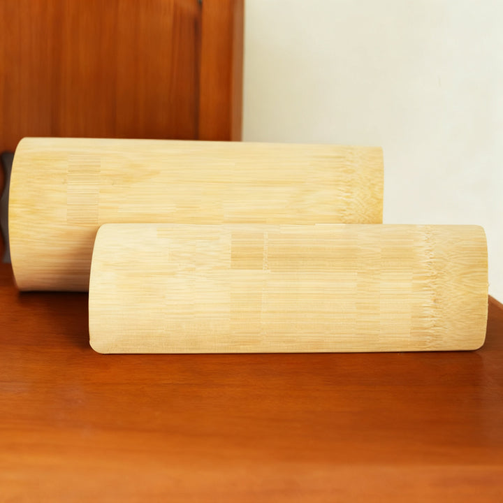 Bamboo Neck Pillow, U-Shape, Hard Shell