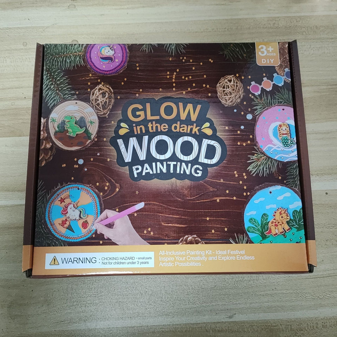 Wood painting set for painting and decorating