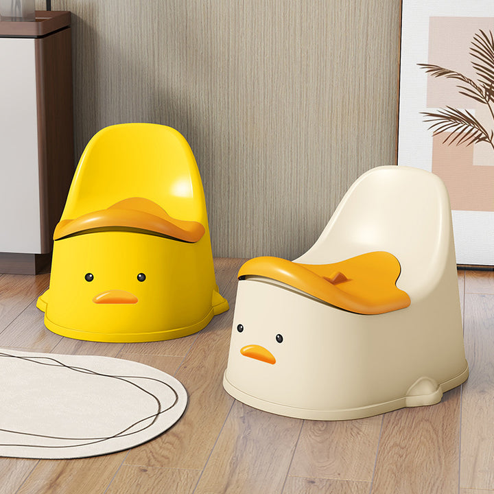 Toilet seat with backrest for children