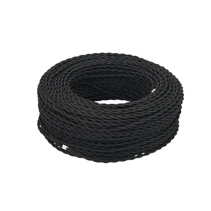 Textile-encased power cable 2×0.75 mm²