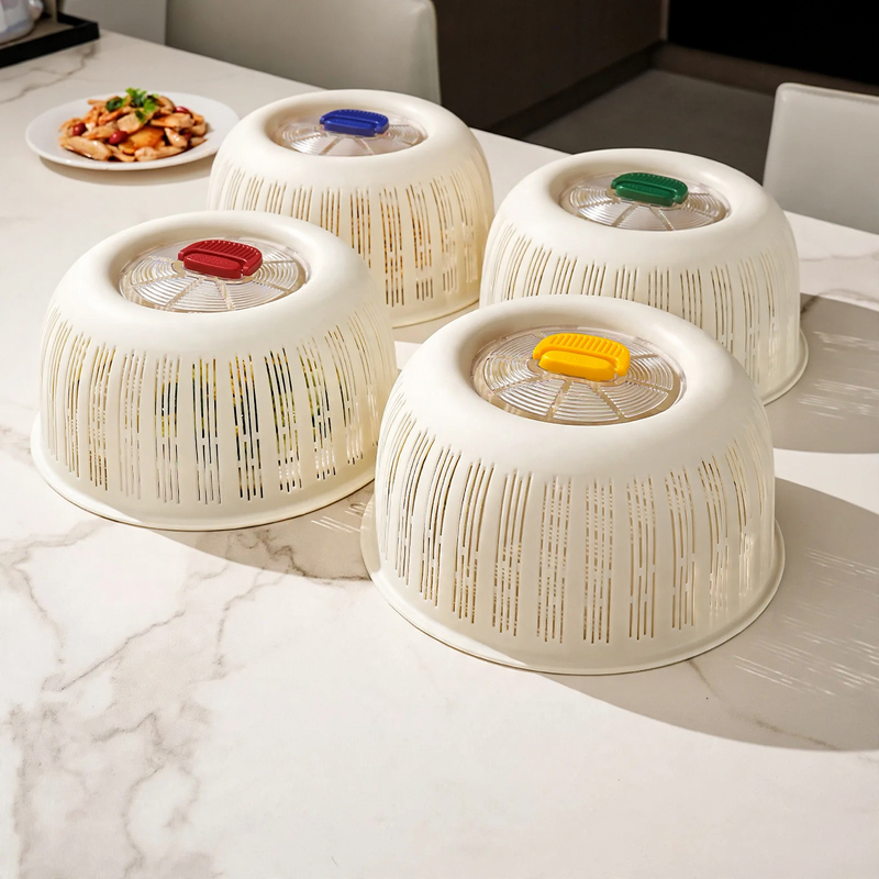 PP food cover, stackable, in multiple colors