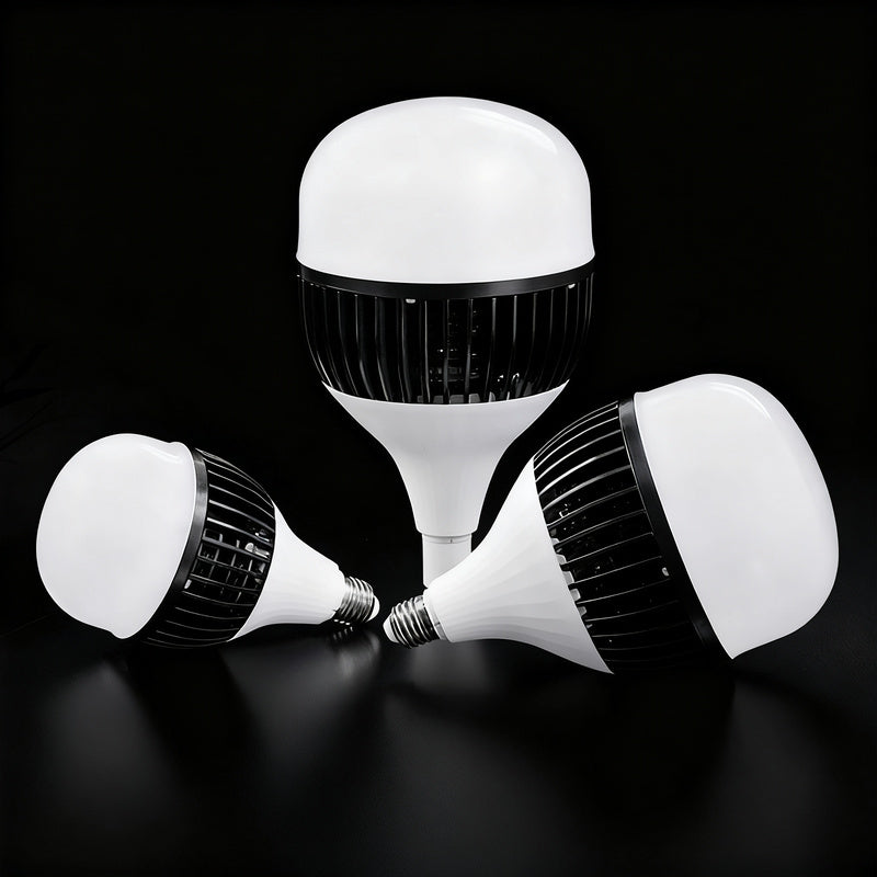 LED ball lamp E27, 50–200 W