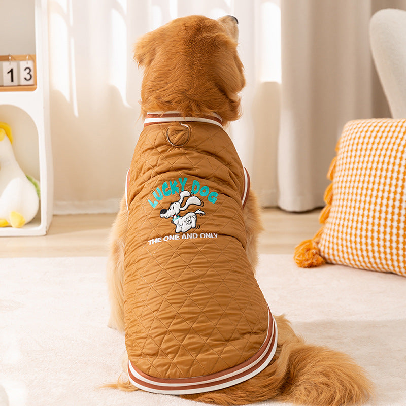 Padded vest for large dogs
