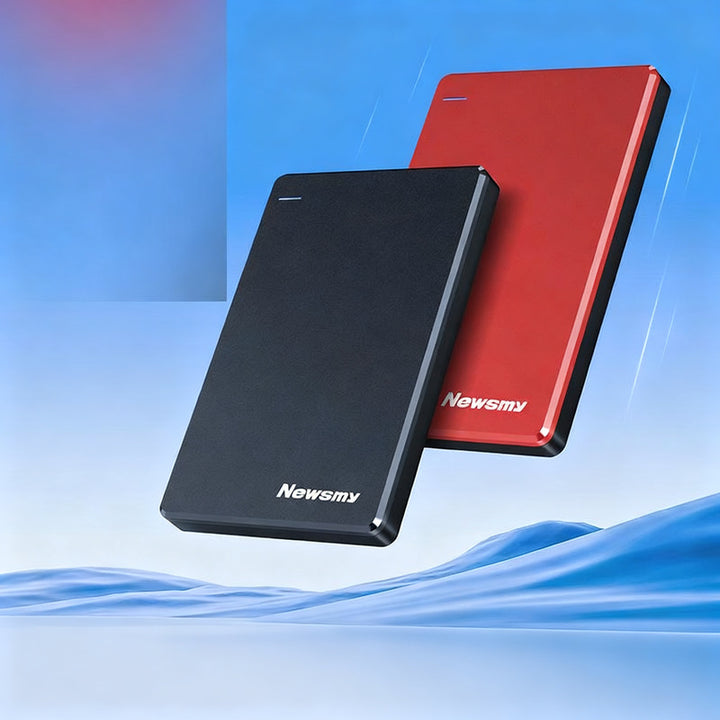 Mobile hard drive, up to 1TB, plastic housing