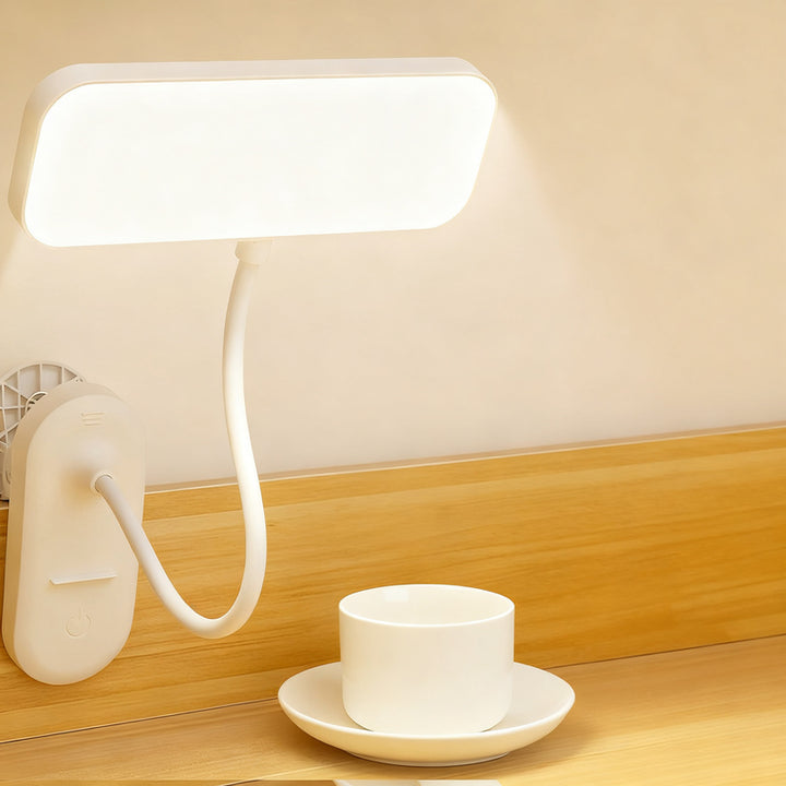 LED clamp light for desk and bed