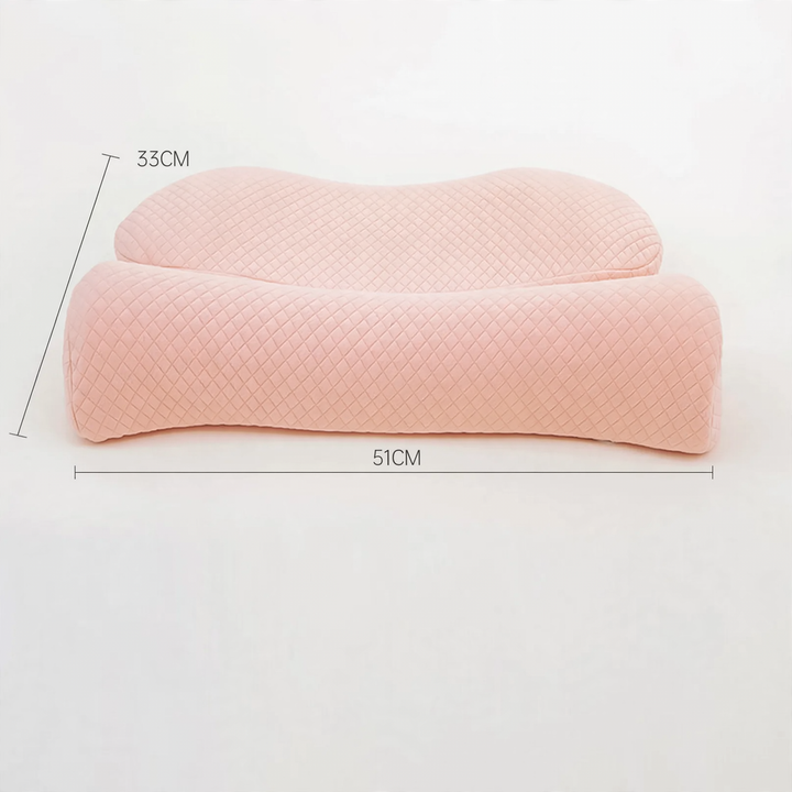Memory foam neck support pillow, removable