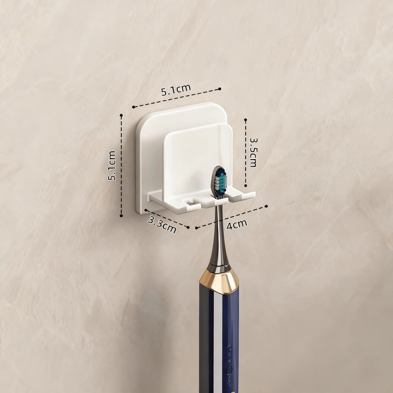 Toothbrush holder with lid, ABS, wall-mounted