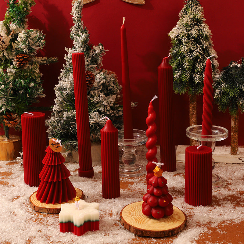 Christmas Scented Candle Set, Soy Wax, Handcrafted