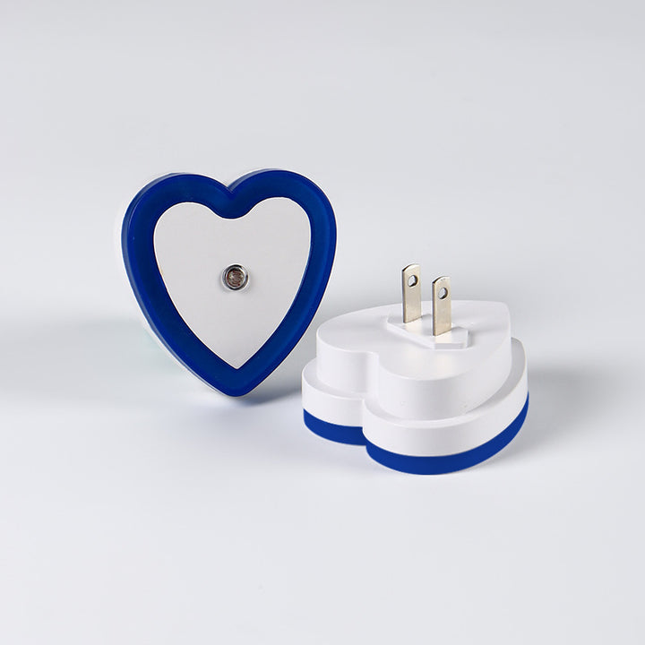 Socket night light with light sensor, LED