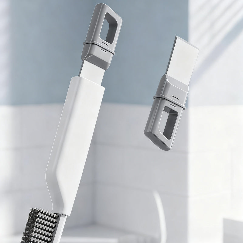 Long-grip joint brush with scratcher