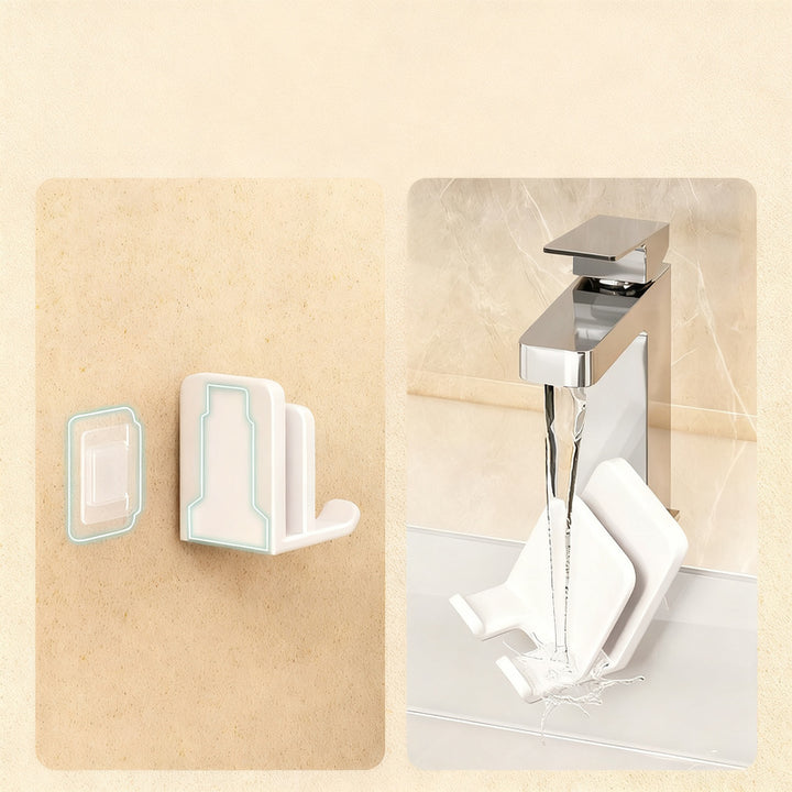 Toothbrush holder with lid, ABS, wall-mounted