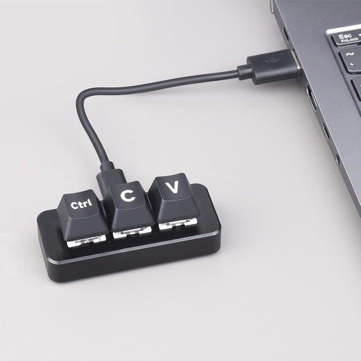 Programmable Mini Keyboard, 3 Keys