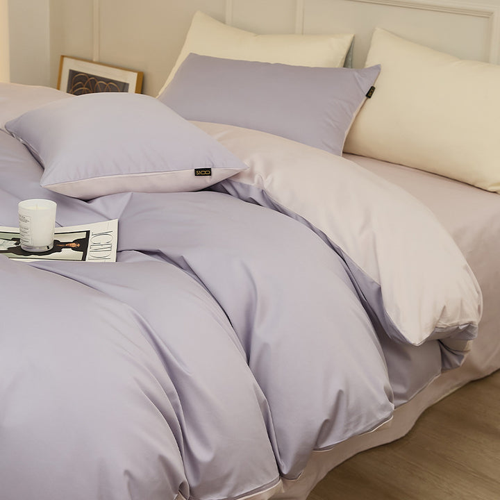 Cotton bedding set, 100% cotton, 4-piece