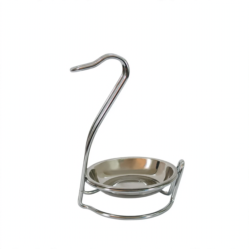 Stainless steel spoon rest for kitchen and gastronomy