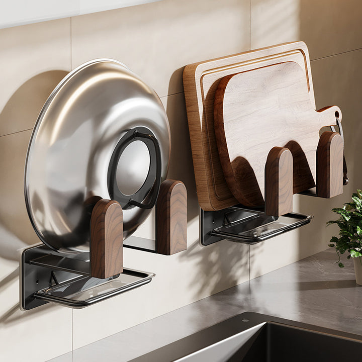 Walnut Wood Pot Lid Stand