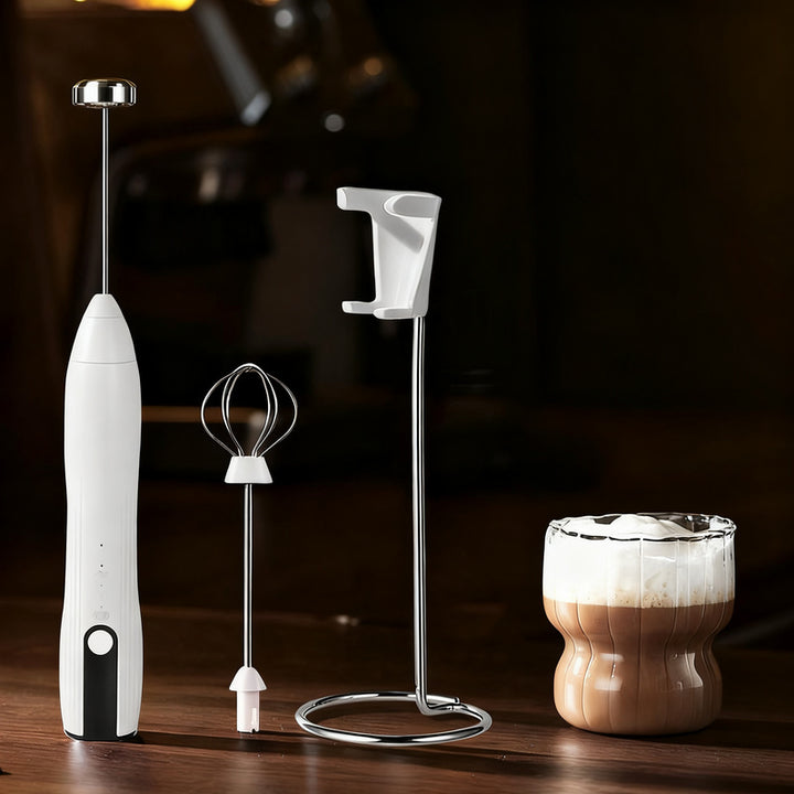 Electric milk frother, USB-C, multiple functions