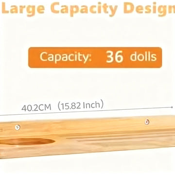 Bamboo shelf for wall mounting