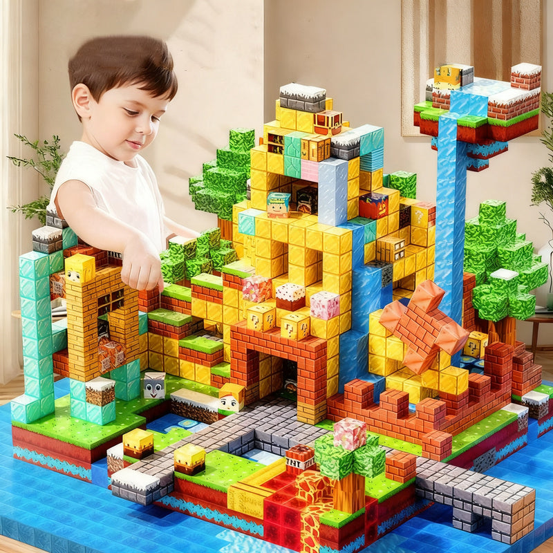 Magnetic Building Blocks, Plastic