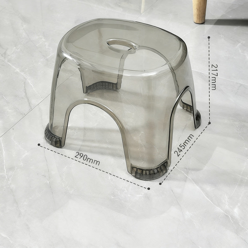 Plastic stool, square, sturdy