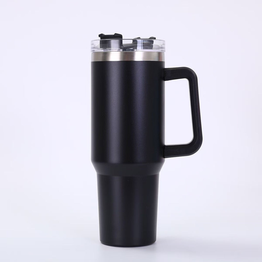 Stainless steel insulated mug with handle, 1200 ml