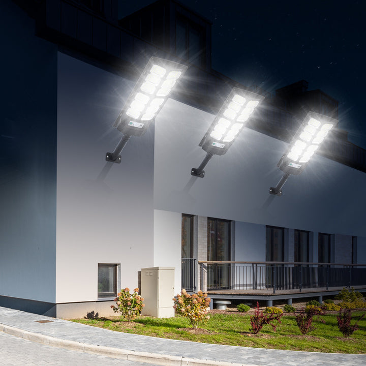 Solar path light with motion sensor, LED, 260×140 mm