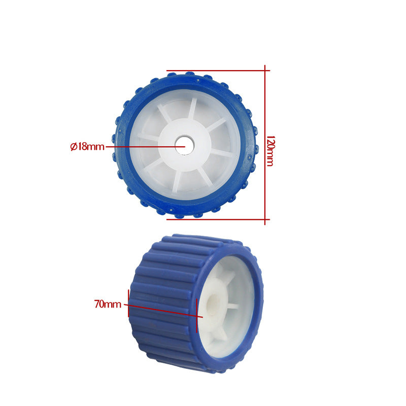 Boot trailer wheels and axles