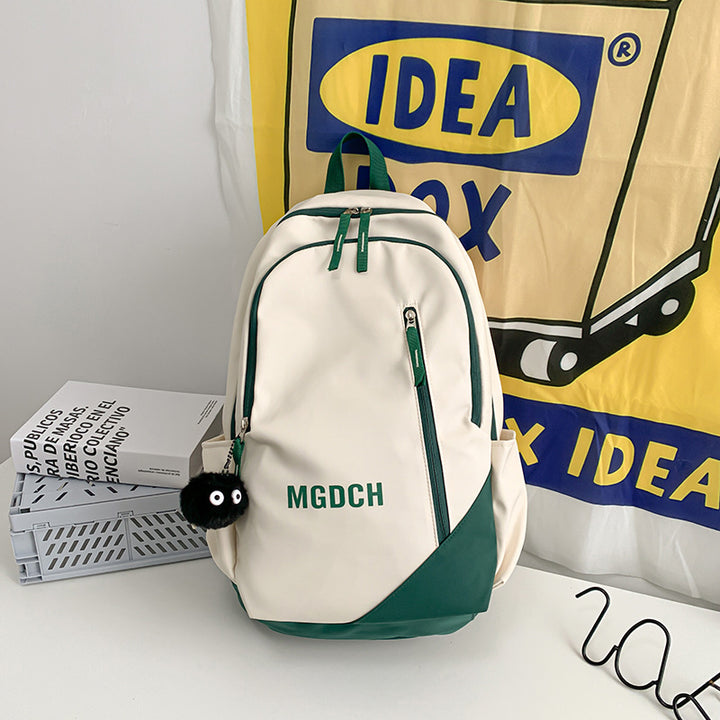 Backpack, 20–35 L, letter pattern, up to 13 inches