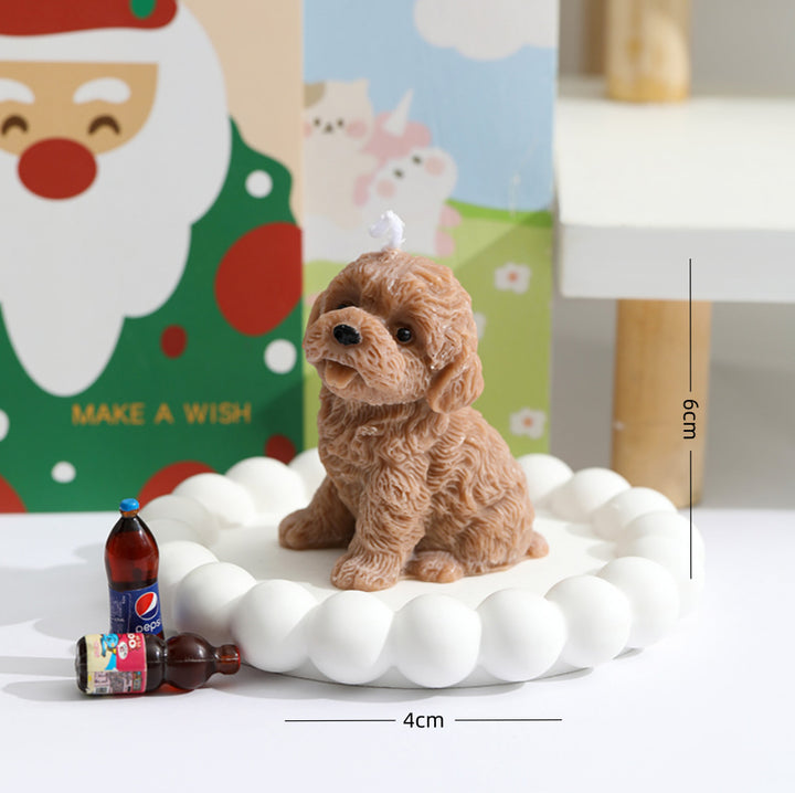 Scented candle teddy bear, soy wax mix