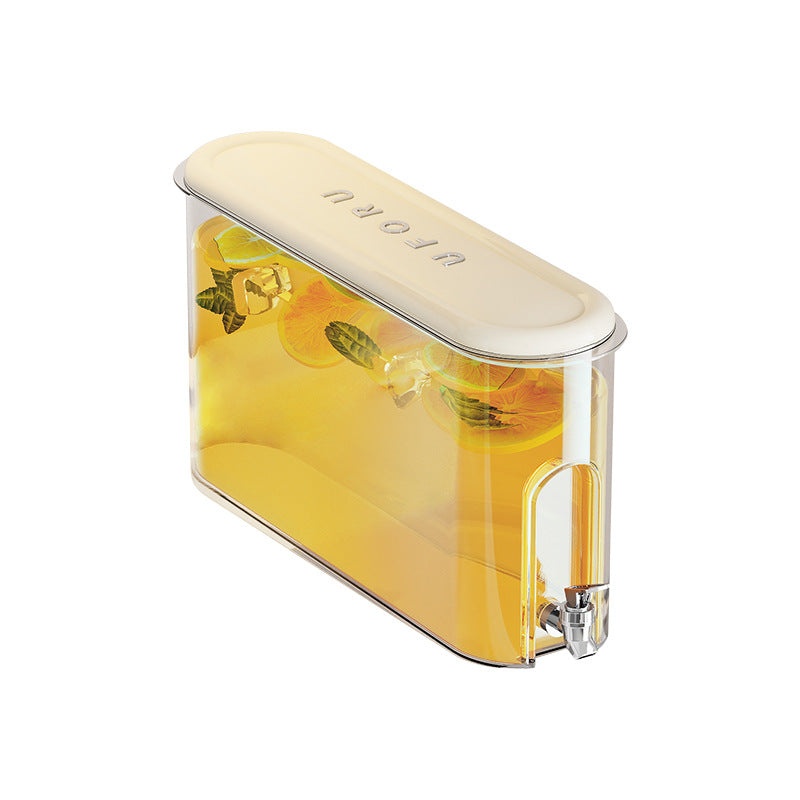 Refrigerator water jug with tap, 4 L, plastic