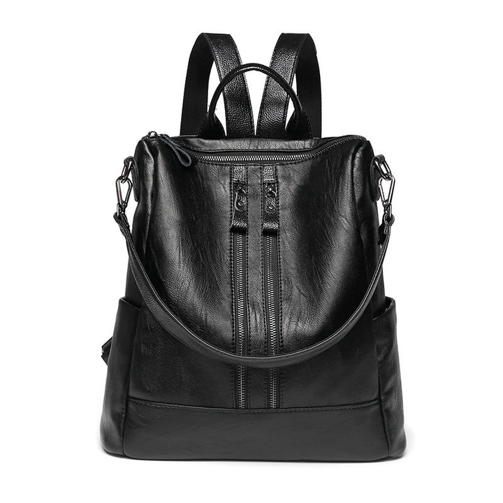Backpack made of synthetic leather, leisure and travel