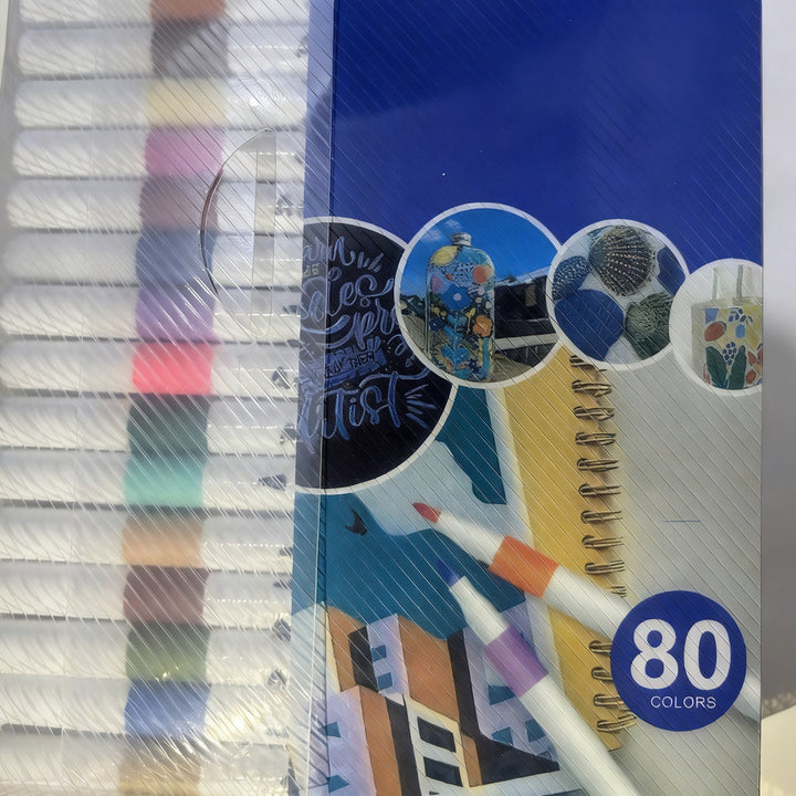 Acrylic Marker Set, 12–48 Colors, PVC Pen