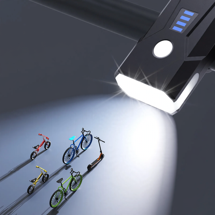Bicycle light front, USB charging, strong brightness
