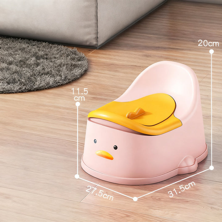 Toilet seat with backrest for children