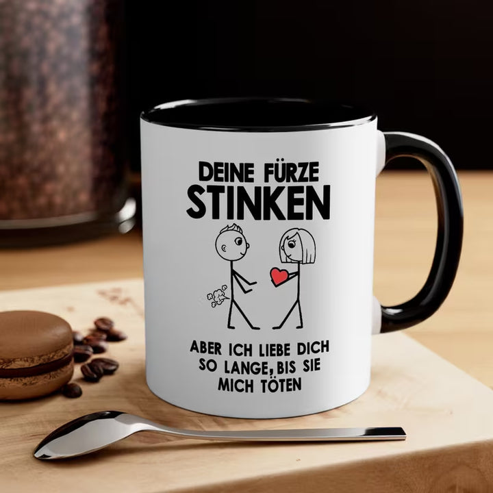Ceramic mug with design, 301–400 ml