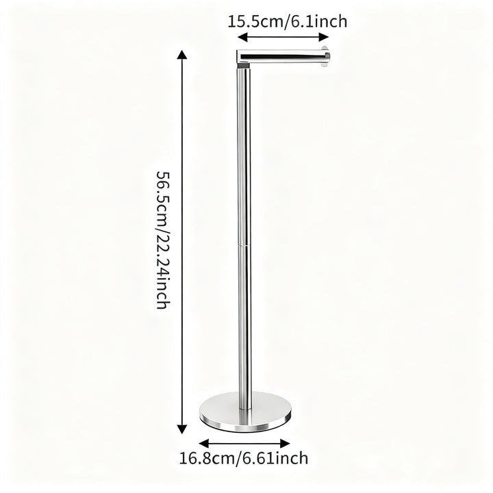 Stainless steel kitchen roll holder