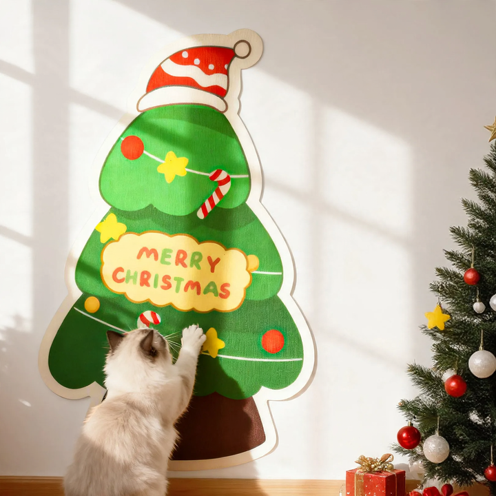 Christmas scratching board for cats, 50×80 cm