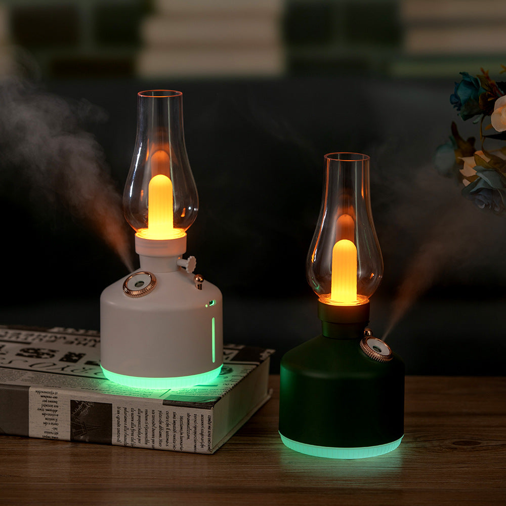 USB night light with humidifier and aroma