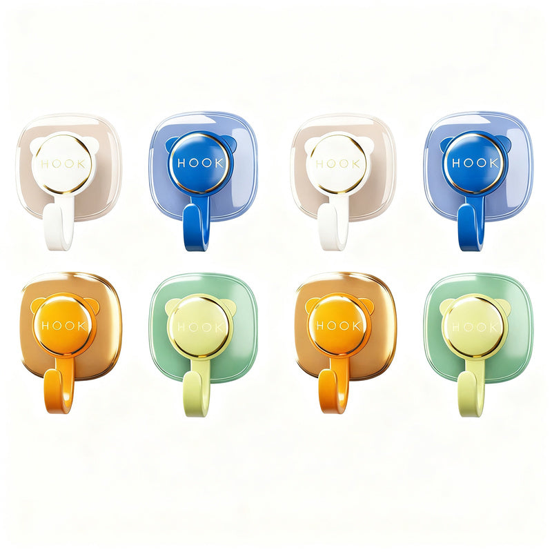 Self-adhesive wall hook, load-bearing
