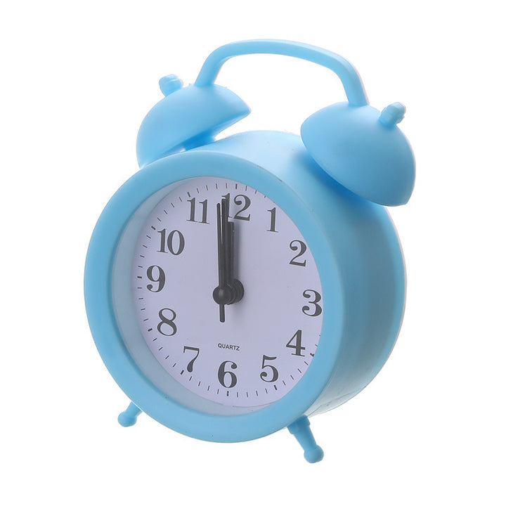 Alarm clock with hands and digital display, 4 cm thickness